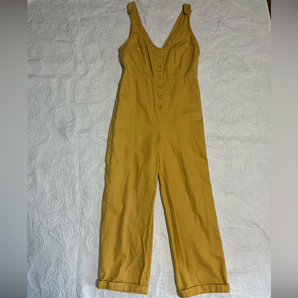 Urban Outfitters Mustard Jumpsuit